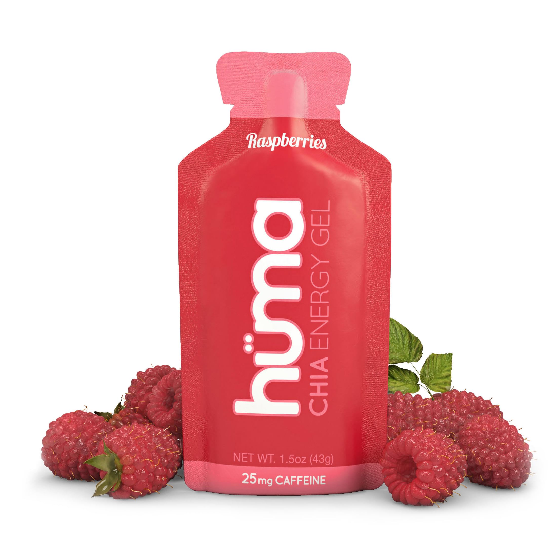 Hüma Chia Energy Gel Raspberry pack delivers steady energy for endurance workouts