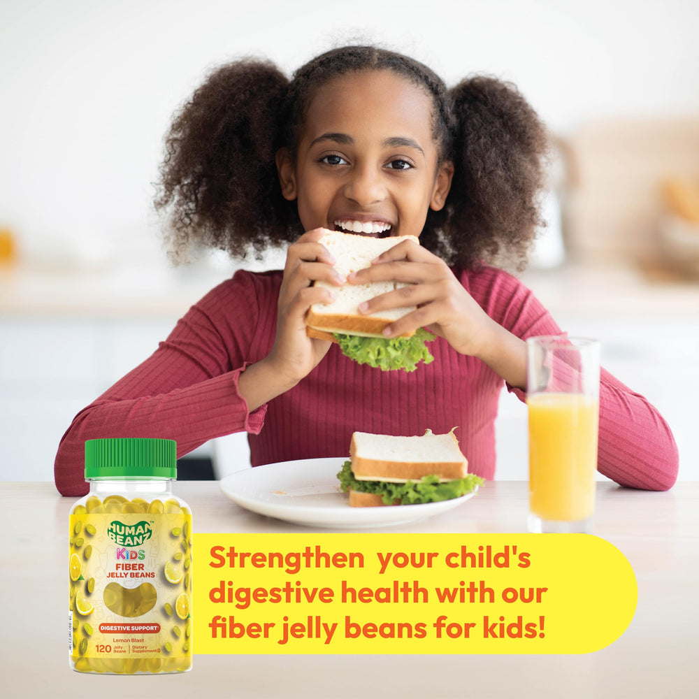 Lemon Blast flavor visual showcases bright, kid-friendly jelly beans.