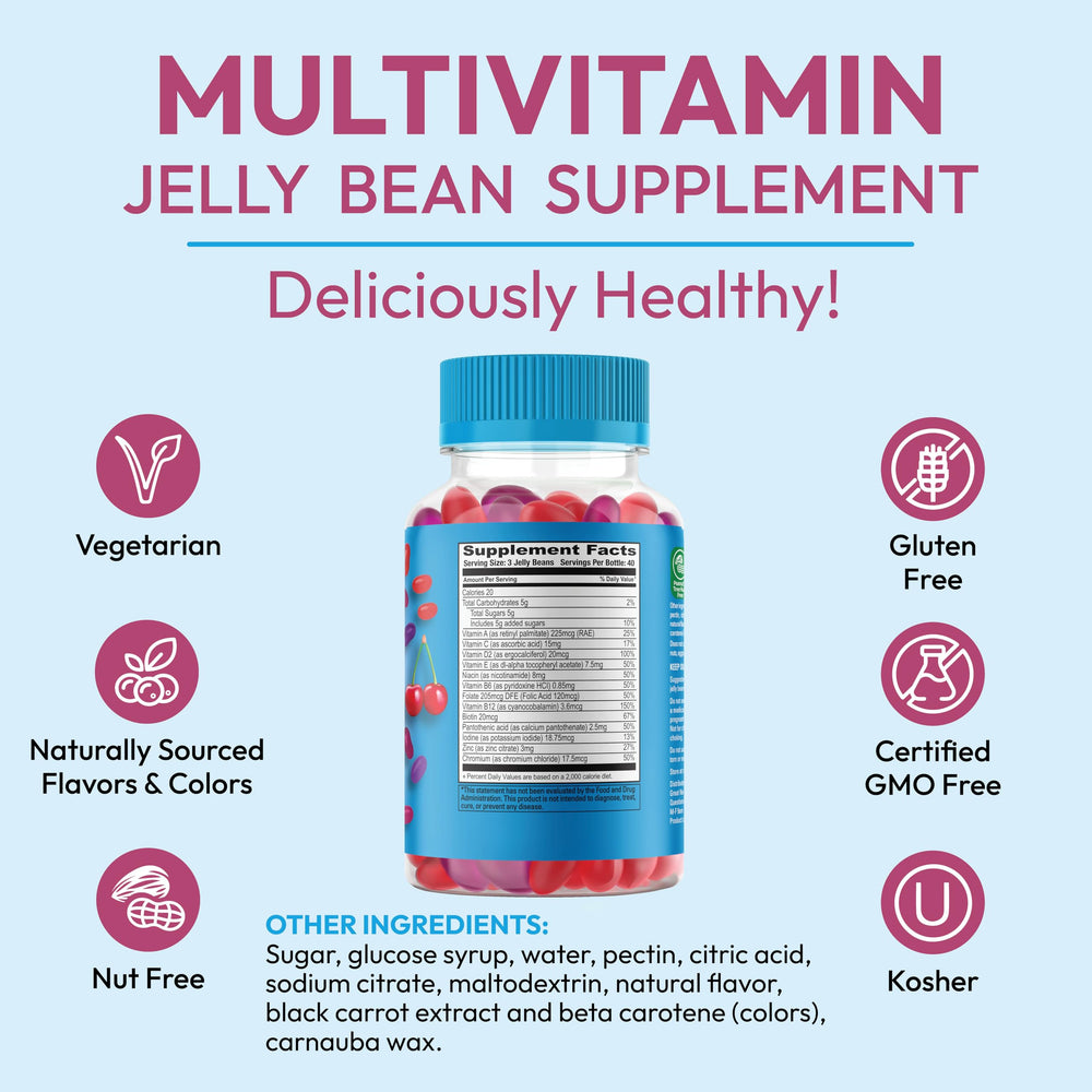 Human Beanz jelly beans texture closeup showcases chewy bite for routine use.