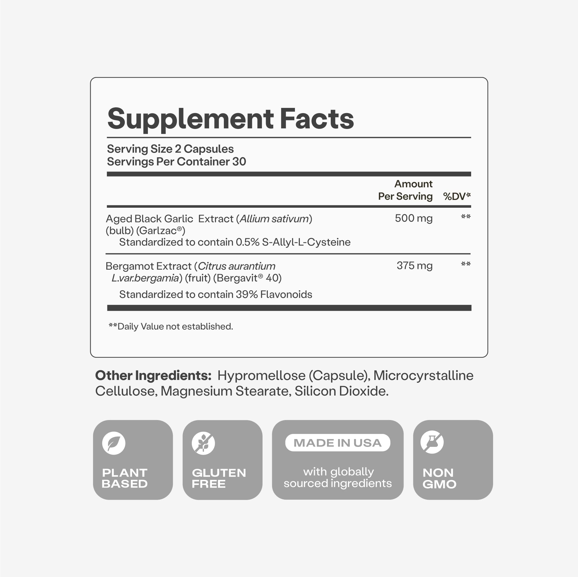 Humann product label close up with ingredients and daily dosage