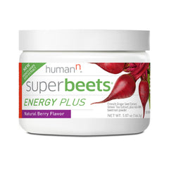 Humann SuperBeets Energy Plus bottle with grape seed blend for energy support