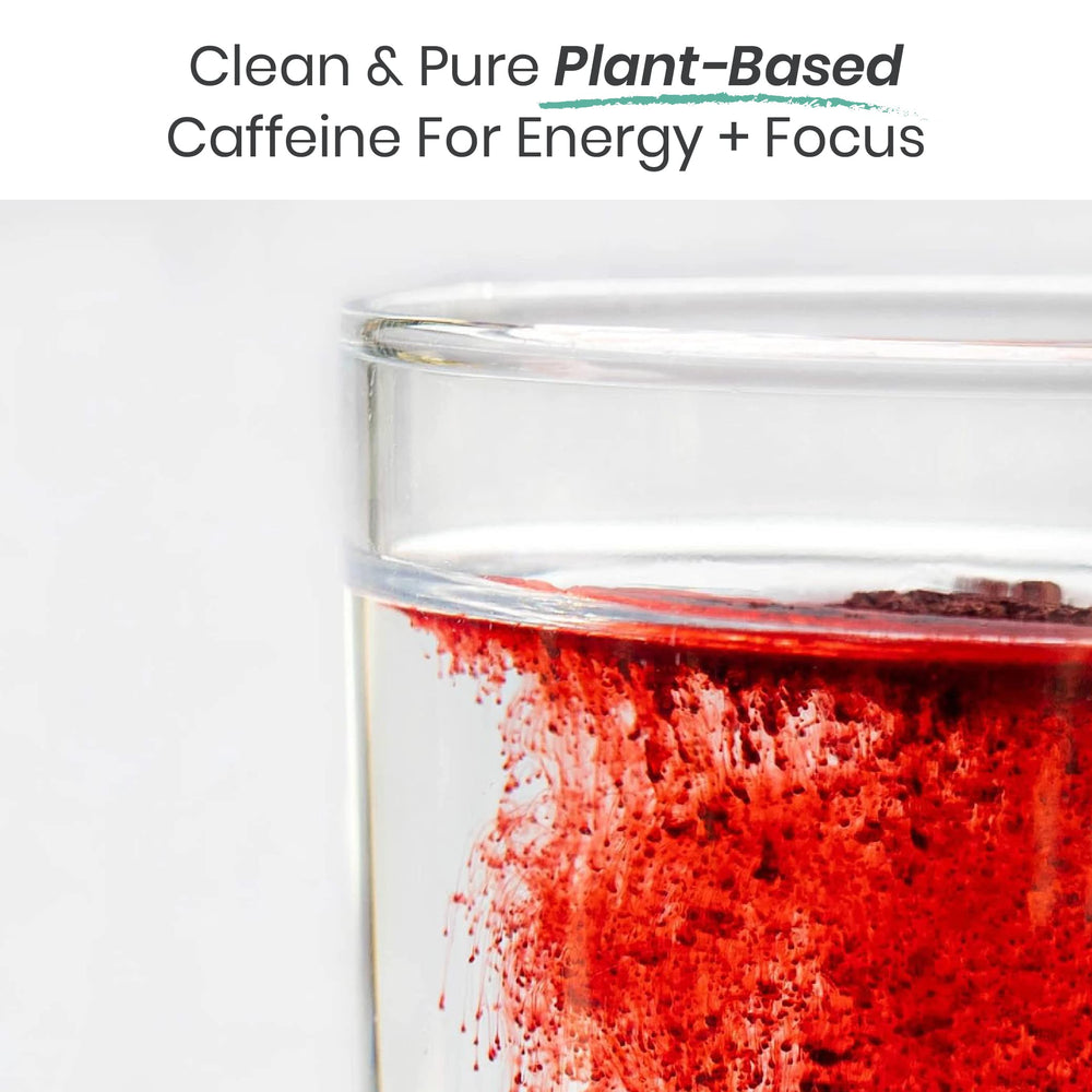 Humann SuperBeets Energy Plus packaging front highlighting non-GMO and berry flavor