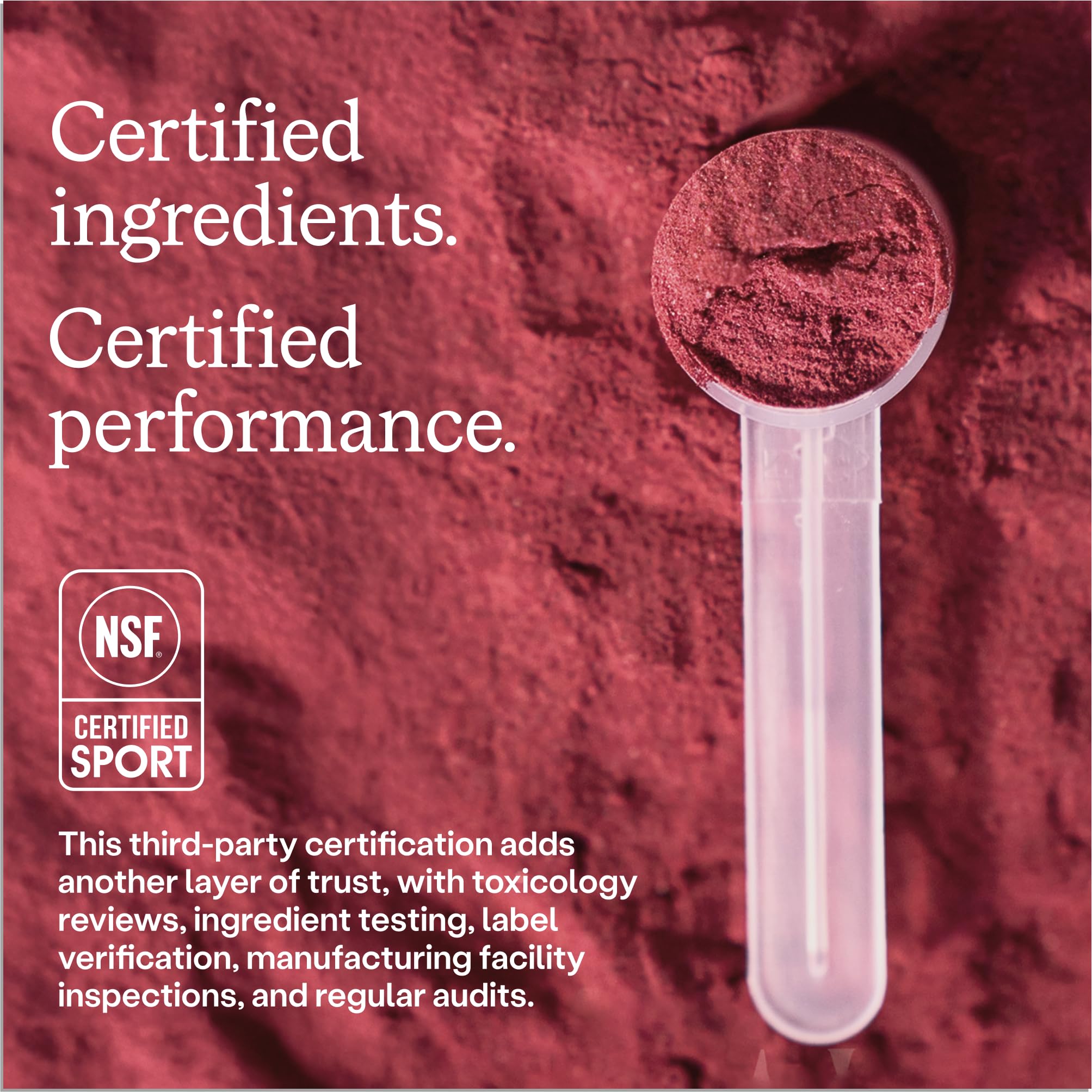 Humann SuperBeets Sport ingredients list emphasizes plant-based formula