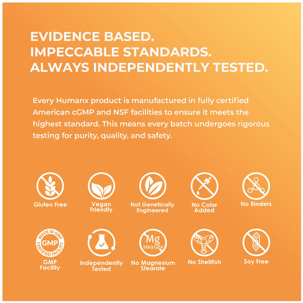 HumanX Tudca+ vegan non-GMO capsules ready for daily use