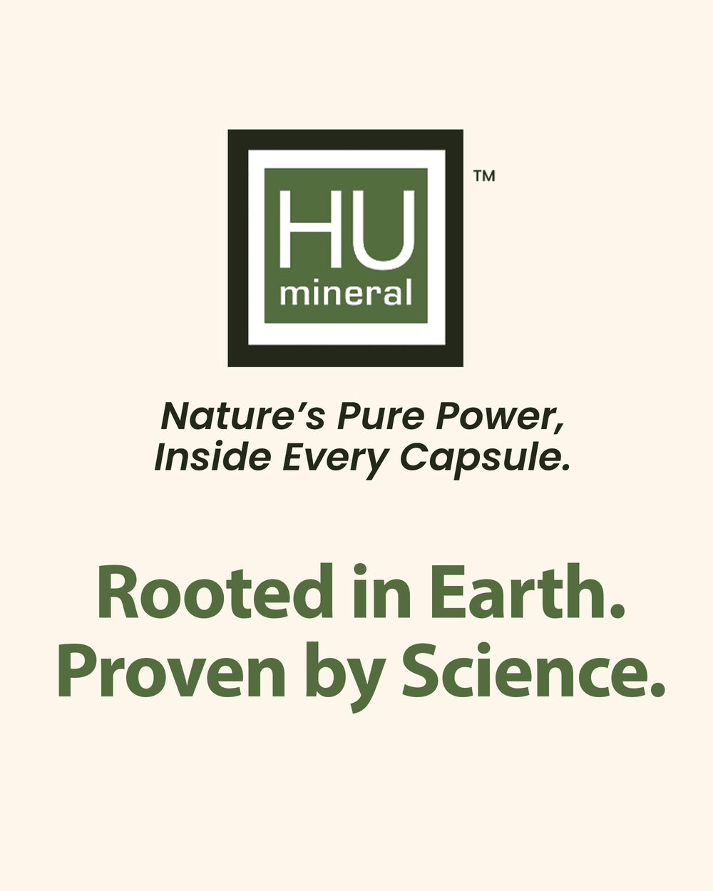 HUmineral Humineral 47-day supply graphic indicating long-term daily wellness