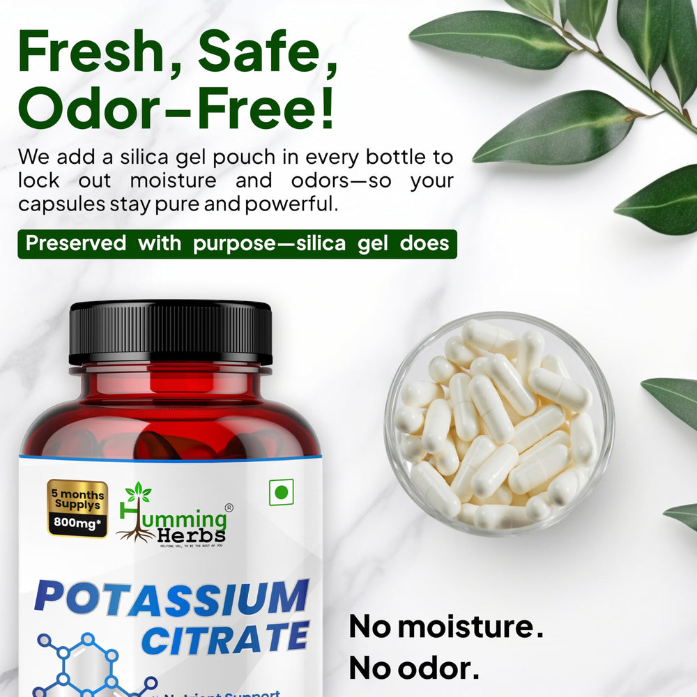 Humming Herbs vegan capsule close-up reinforces vegetable cellulose shell.