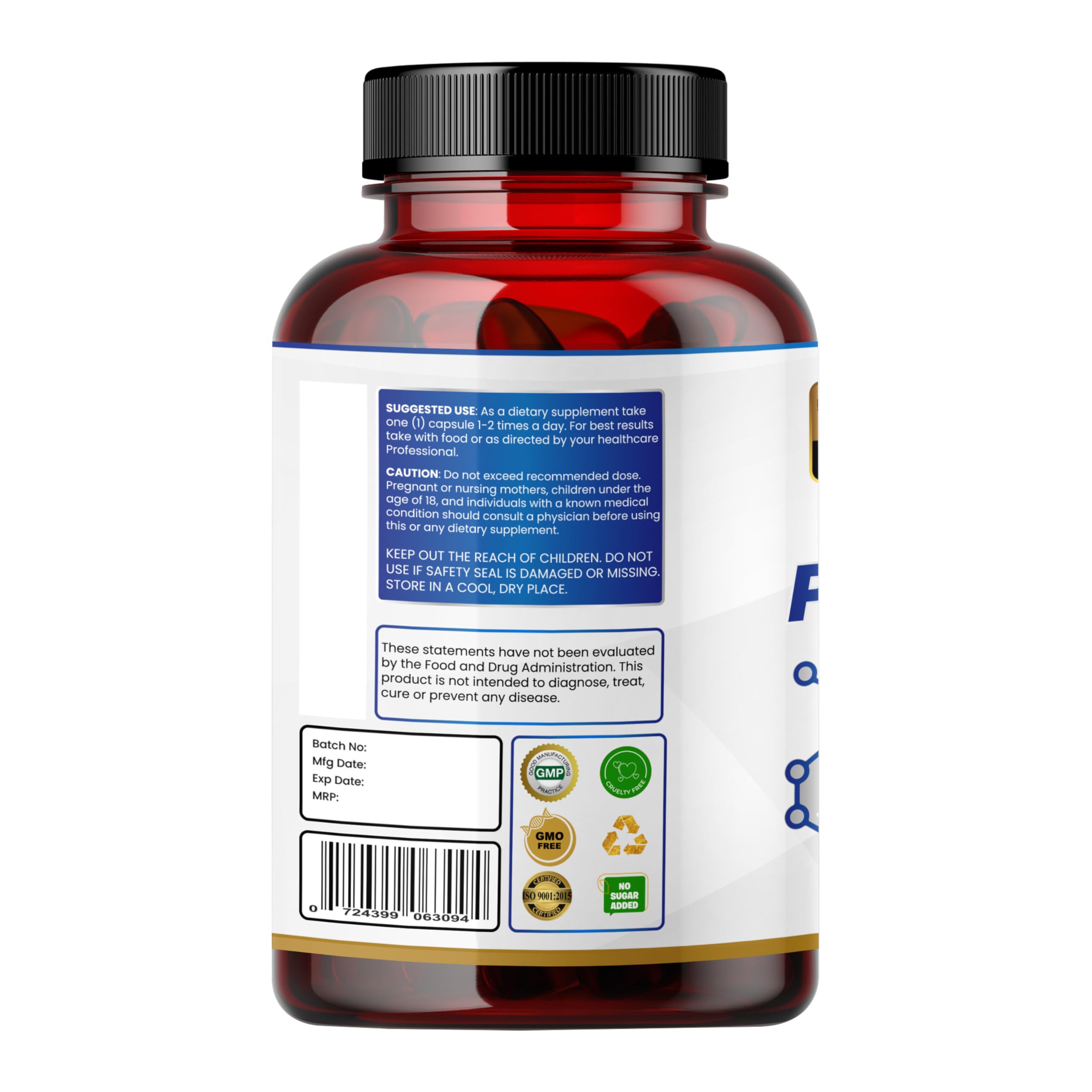 Humming Herbs accessible packaging imagery communicates allergen-control procedures.