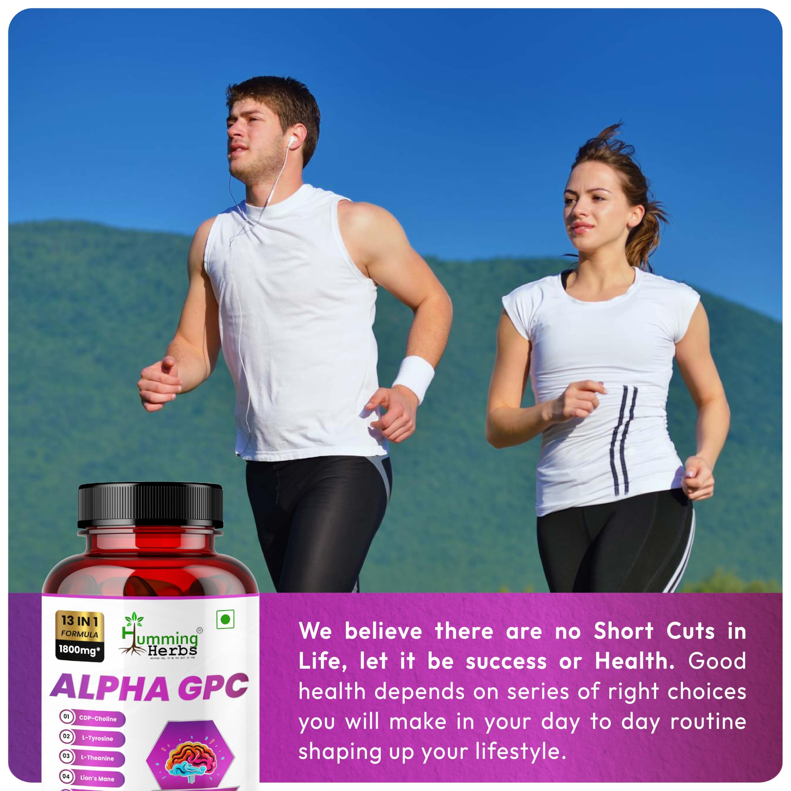 Humming Herbs Rhodiola Rosea extract bottle for mood resilience.