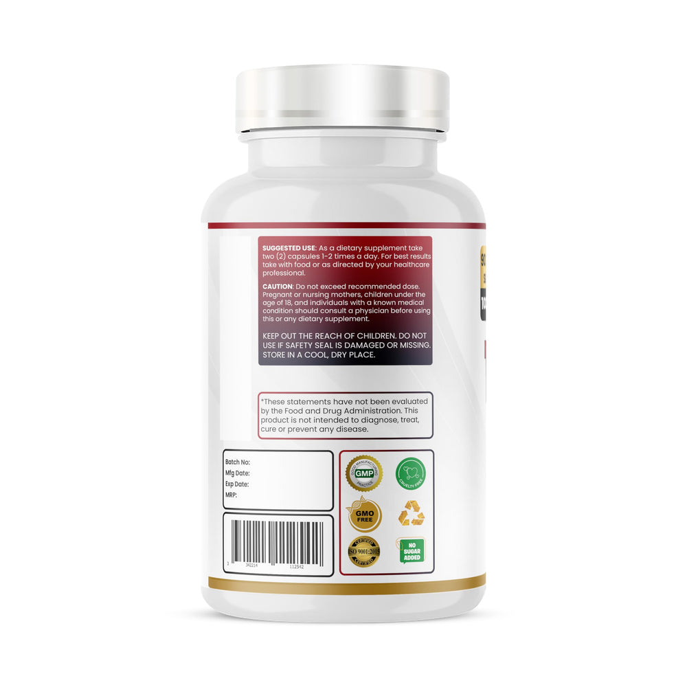 Humming Herbs TUDCA bulk bottle for storage and easy access.