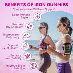 HUUAYAO easy-to-digest iron gummies ideal for daily use