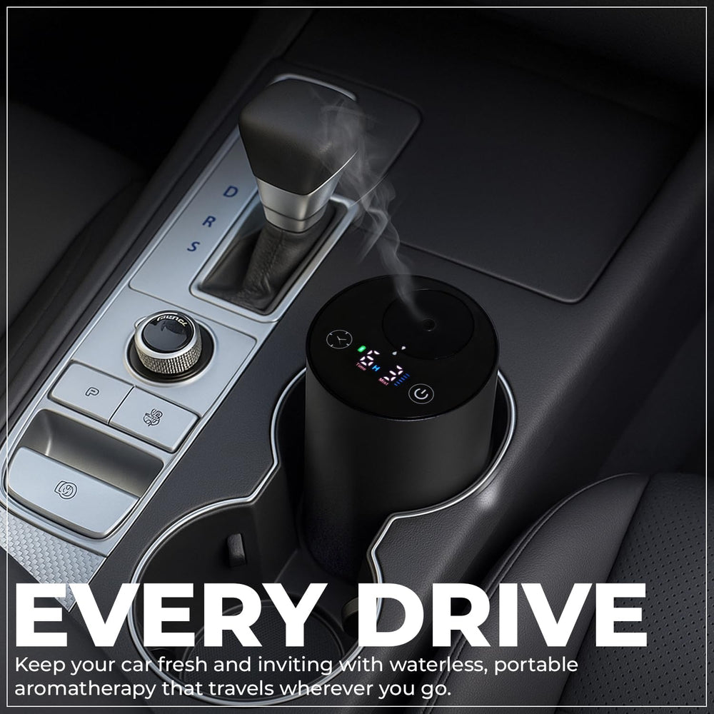 Huvama A7 Mini rechargeable battery close-up indicating long runtime