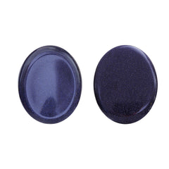 Hxswkk chakra worry stone in blue sandstones fits palm for calming focus during meditation