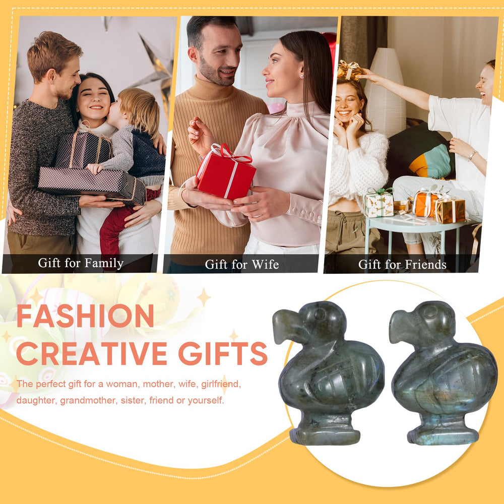 Hxswkk dodo bird gift packaging, a thoughtful present for crystal lovers.