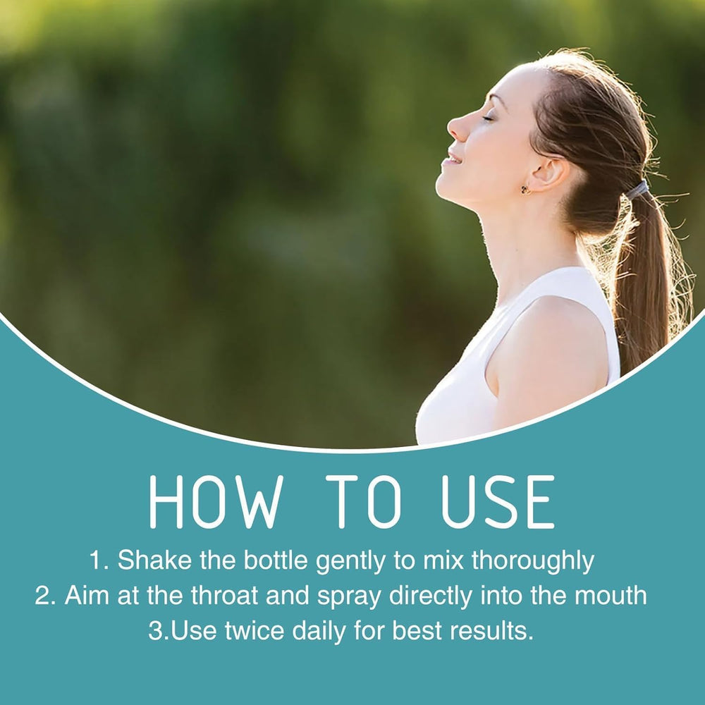 HXYDNBF bottle in a calm breathing routine setup.
