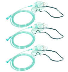HXZSYT 3-pack pediatric oxygen masks in standard size for home use.