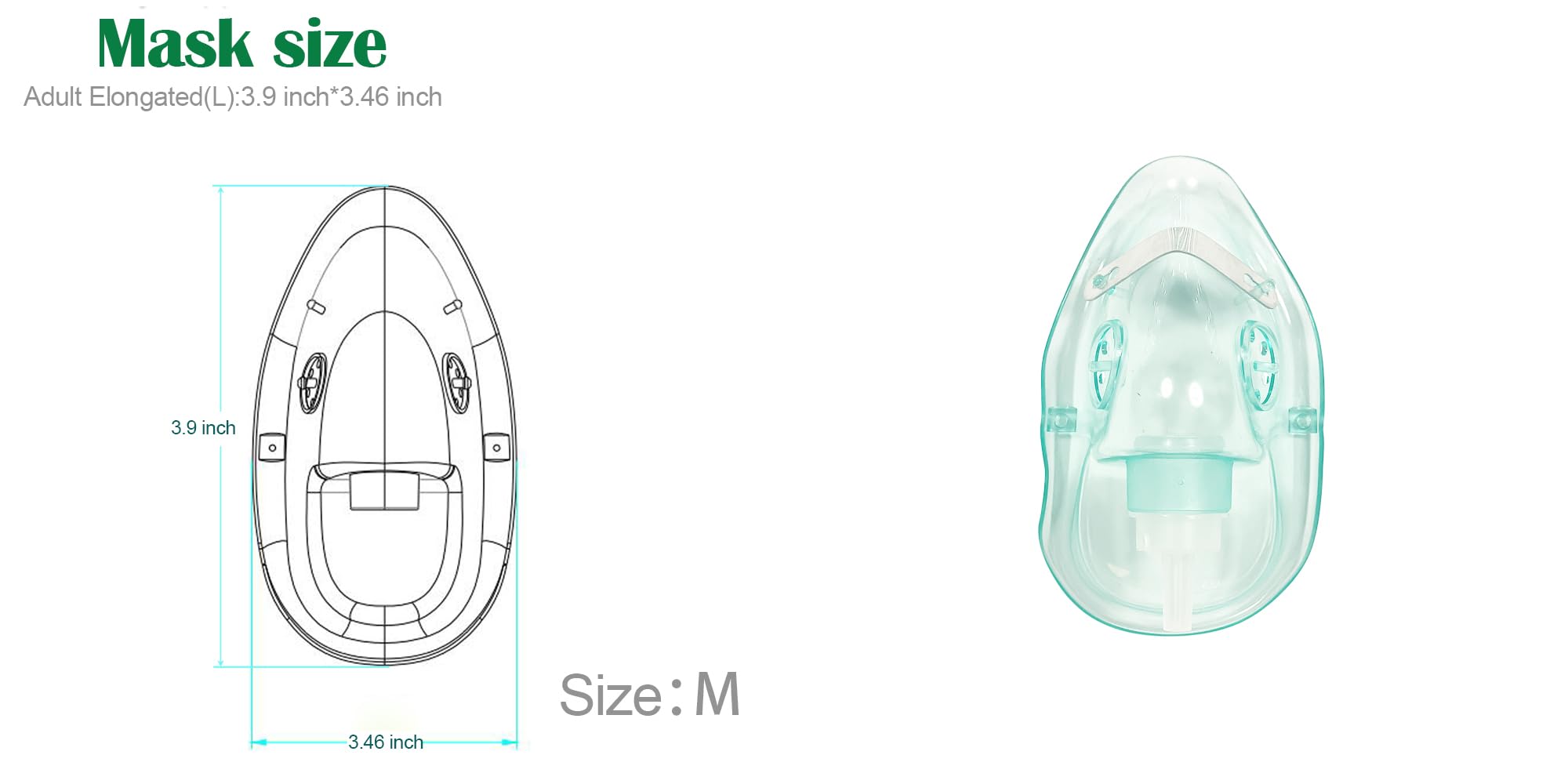 HXZSYT adjustable elastic strap for secure, comfortable pediatric oxygen delivery