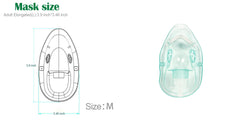 HXZSYT adjustable elastic strap for secure, comfortable pediatric oxygen delivery