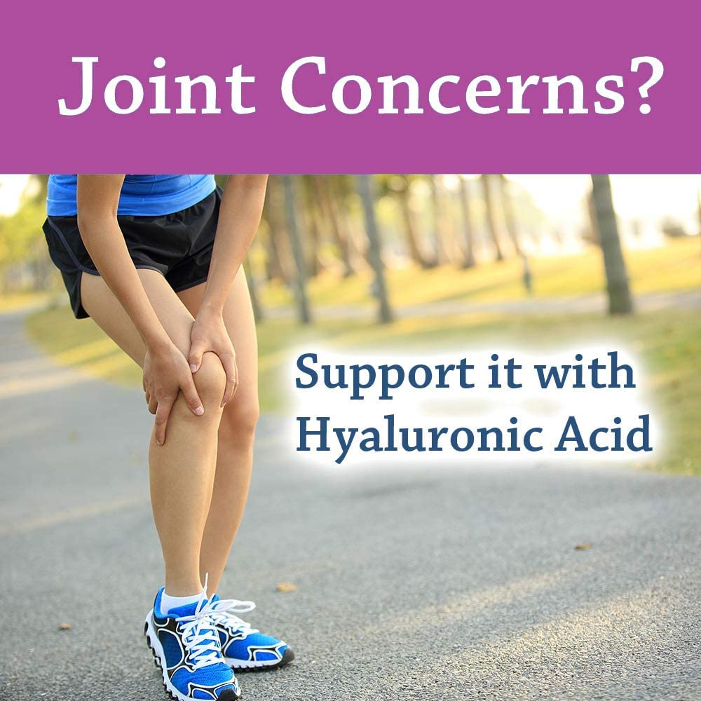 Eye health support concept illustrated with Hyaluronic Acid in gummies.