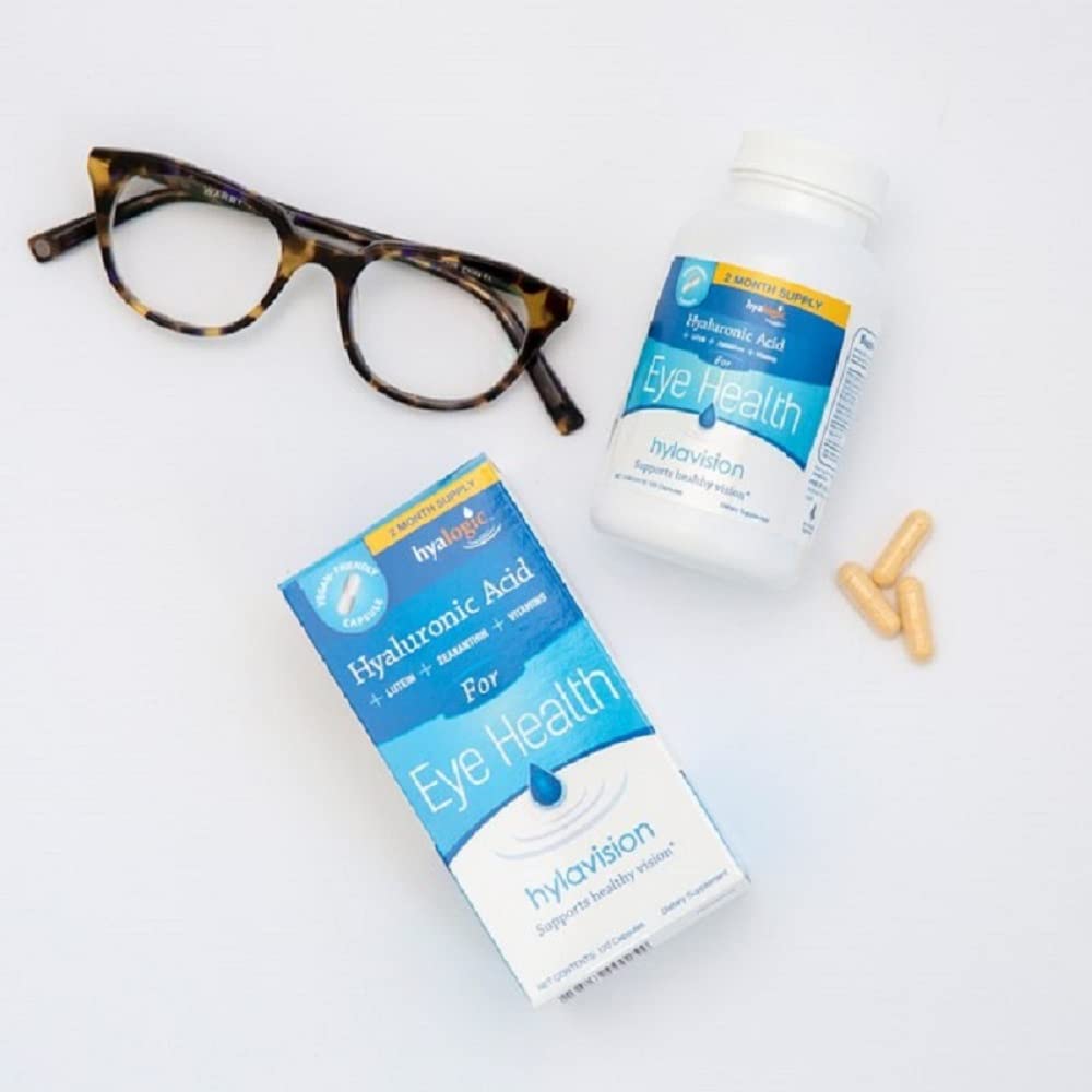 HylaVision serving dosage image notes two capsules per day.