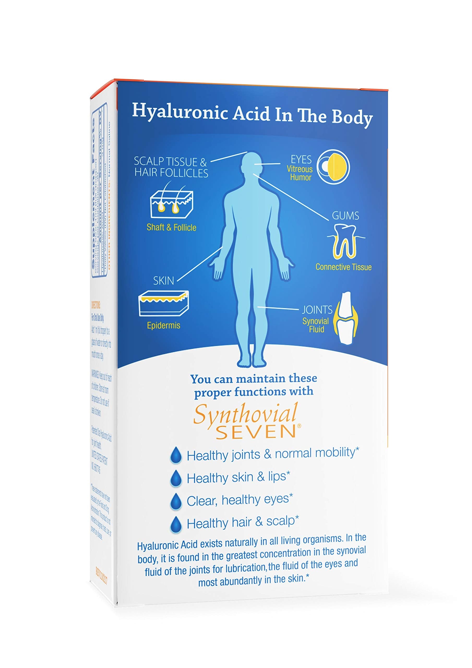 Hyalogic Synthovial Seven bottle side view showing liquid container.