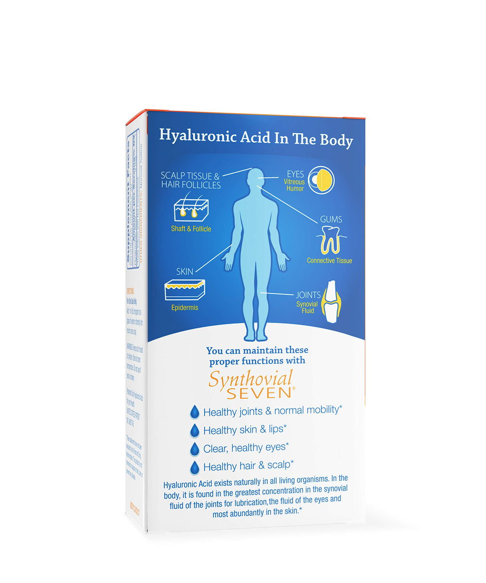 Hyalogic Synthovial Seven label closeup emphasizing HA quality
