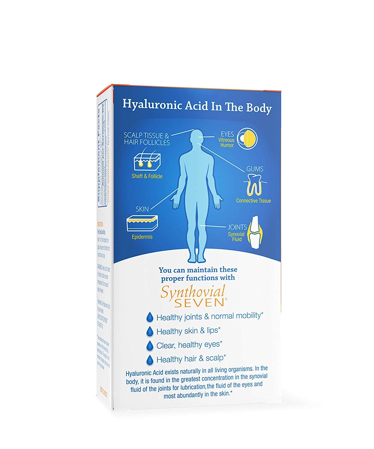 Hyalogic Synthovial Seven bottle pour demonstrates convenient daily dosing.