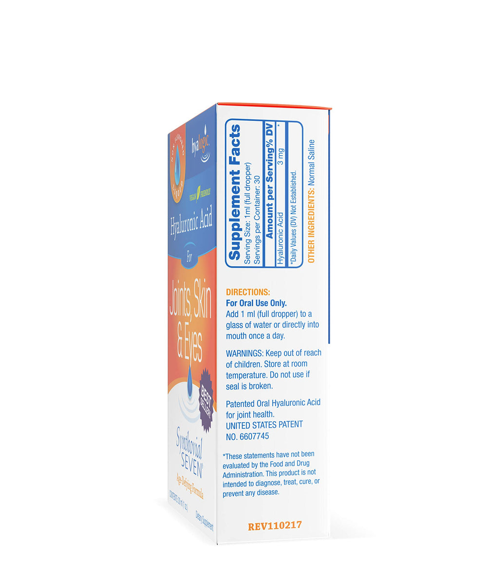 Hyalogic Synthovial Seven pouring drops for quick use