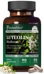 HyberVive Luteolin capsules bottle for daily cognitive support