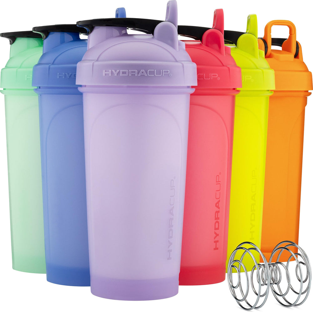 Hydra Cup ProFlow bottle pour shows controlled flow for easy pre-workout mix.