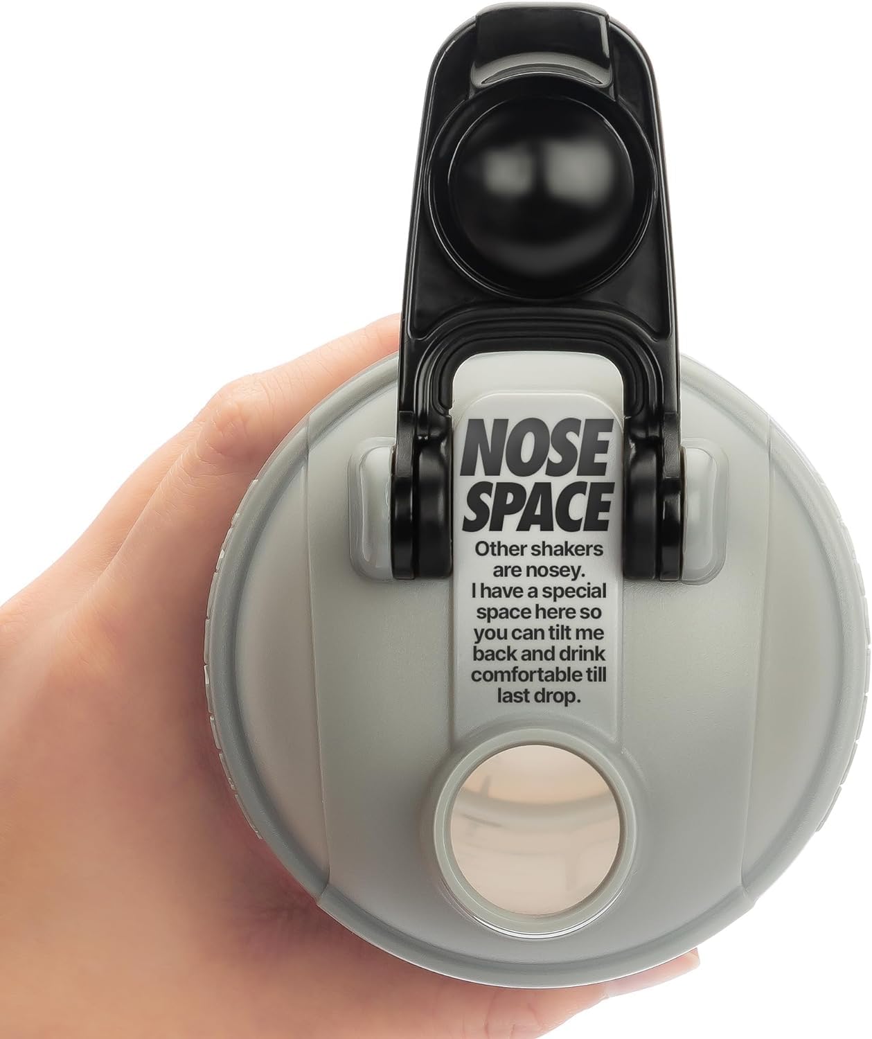 Hydra Cup ProFlow spout shield keeps sipping clean and comfortable
