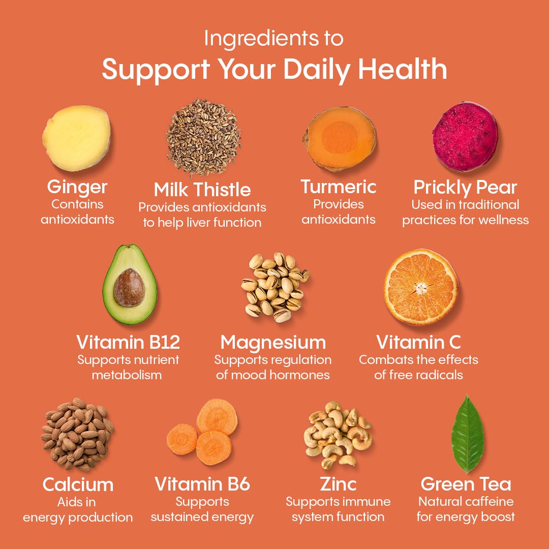 Hydralyte Liver Support turmeric ginger visual suggests antioxidant-rich flavor.