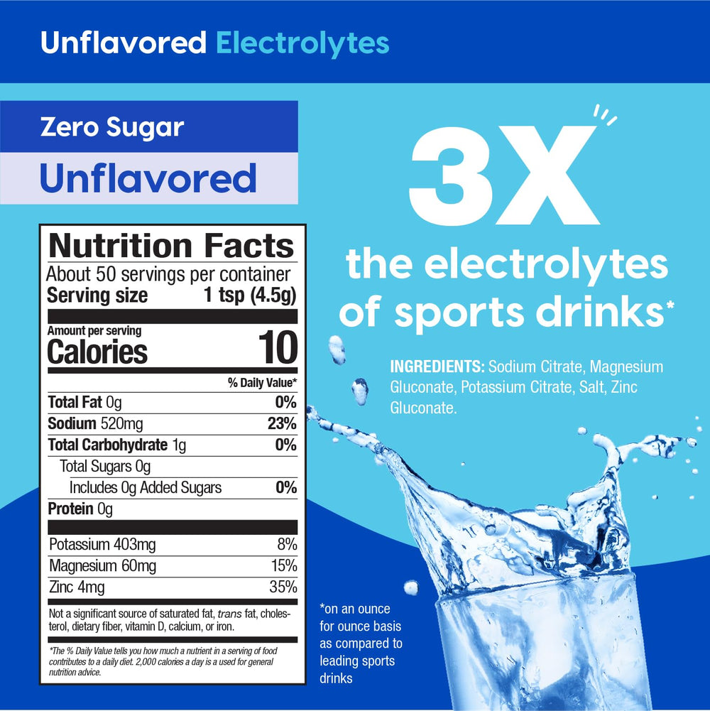 HYDRANT electrolyte powder fast-acting for workouts and daily use