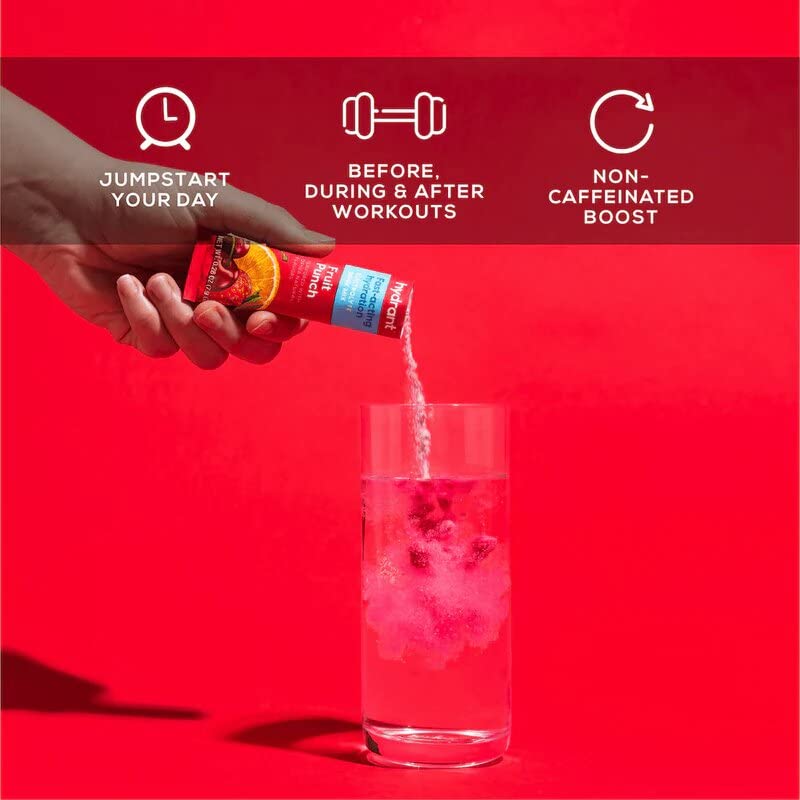 HYDRANT fruit punch travel bottle, ideal for gym bags.