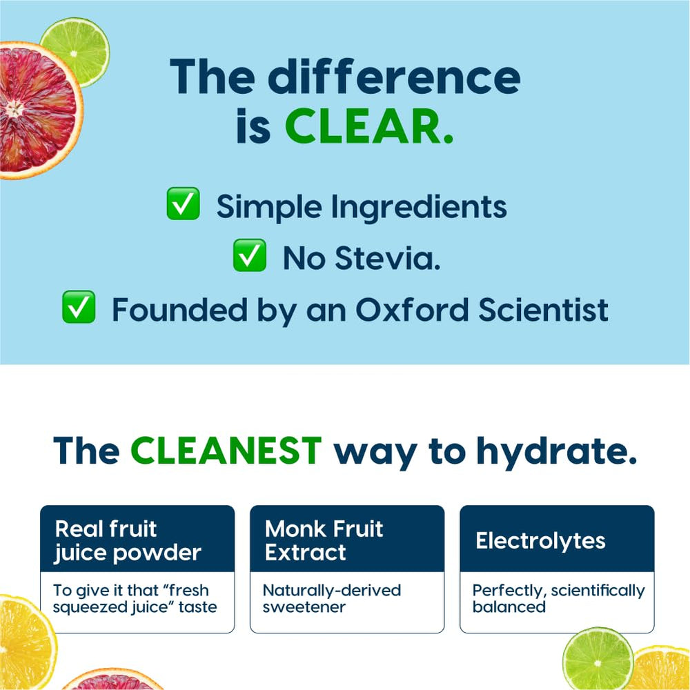 HYDRANT Hydrate box packaging showing portable individual sachets.
