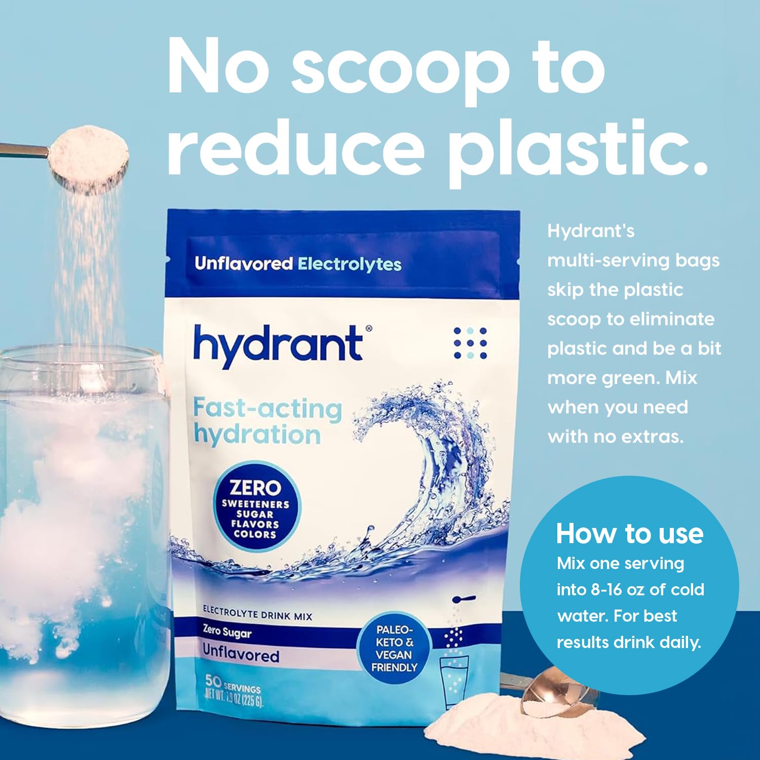 HYDRANT travel-ready hydration packets for on-the-go replenishment