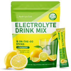 HydriPulse electrolyte stick dissolving in water for quick hydration