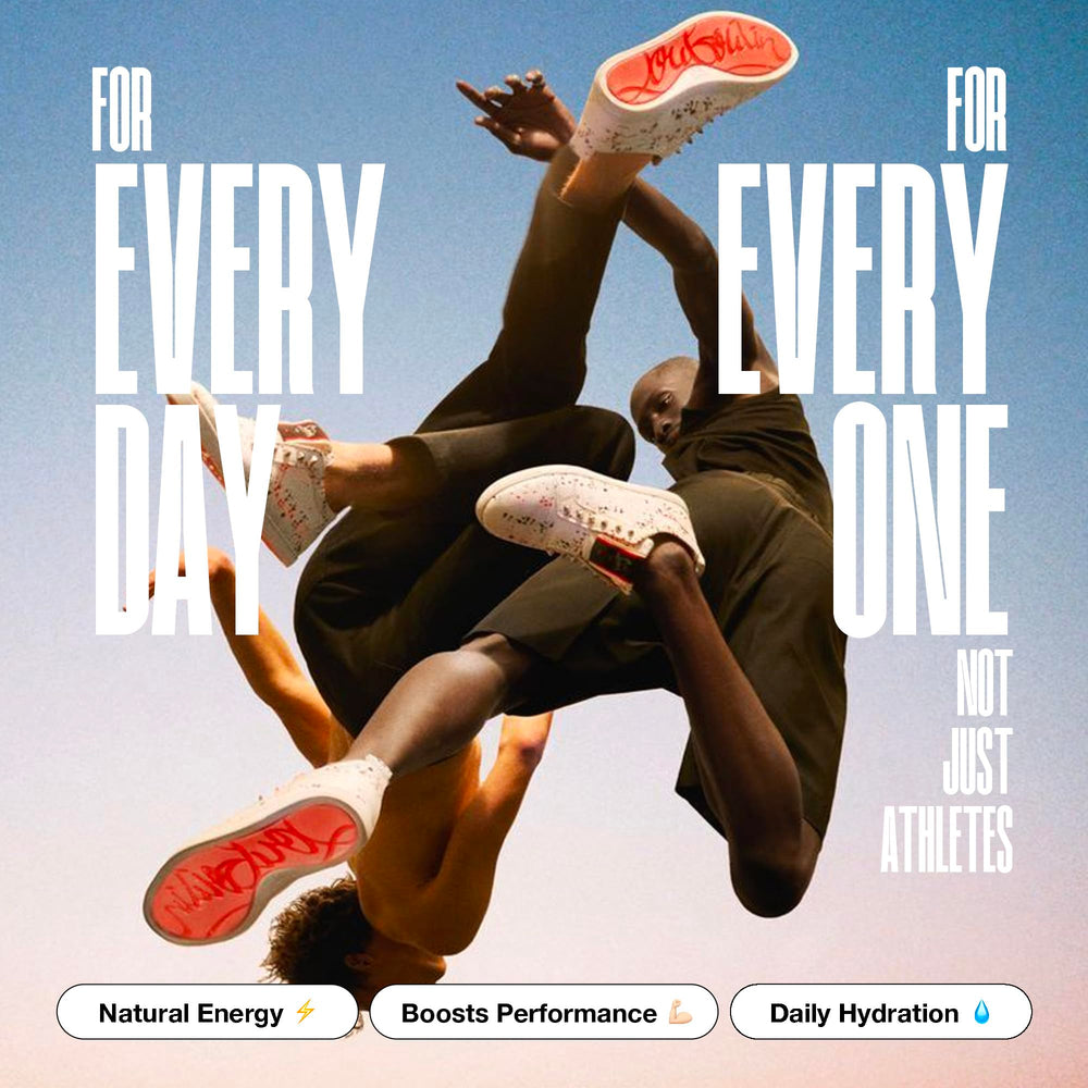 Hydrofy glass filled with a bright citrus electrolyte drink post-workout.