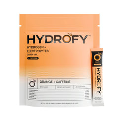 Hydrofy hydration packet front for on-the-go hydration
