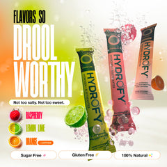 Hydrofy mineral blend ingredients label highlights balanced electrolytes