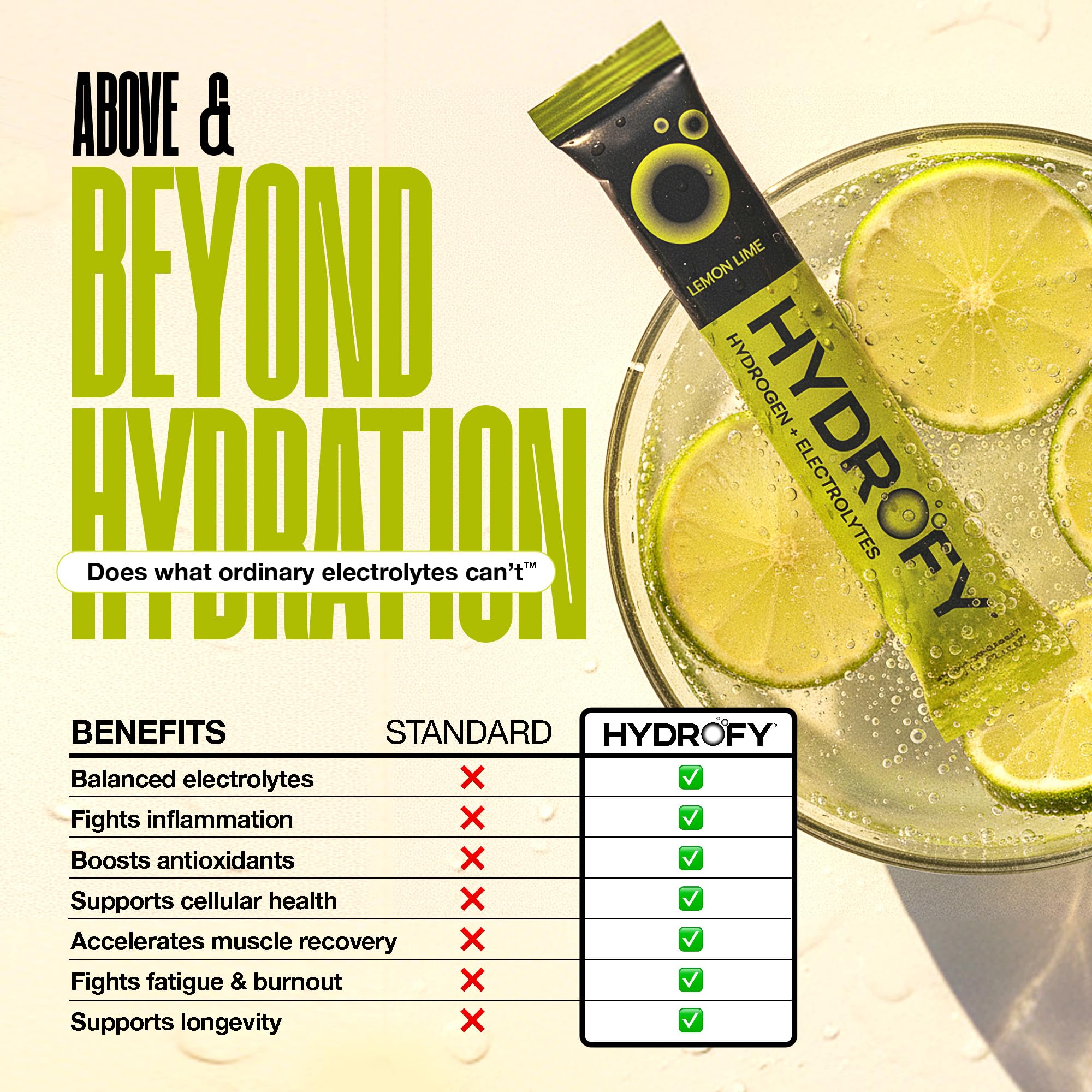 Hydrofy Orange caffeine packet for a natural energy boost during training.