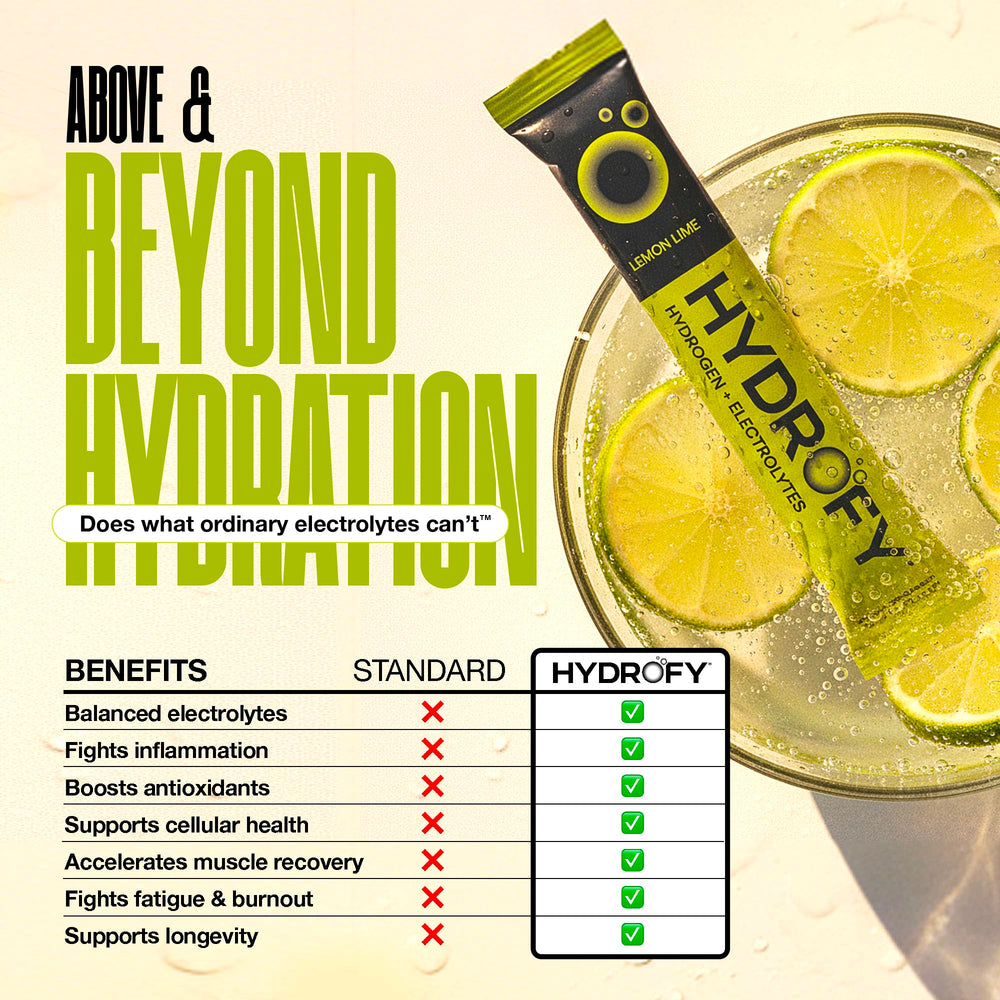 Hydrofy Orange caffeine packet for a natural energy boost during training.