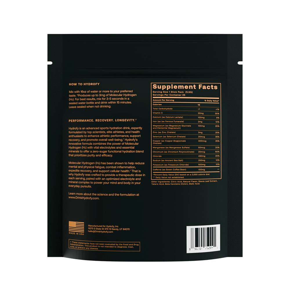 Hydrofy post-workout recovery support after training