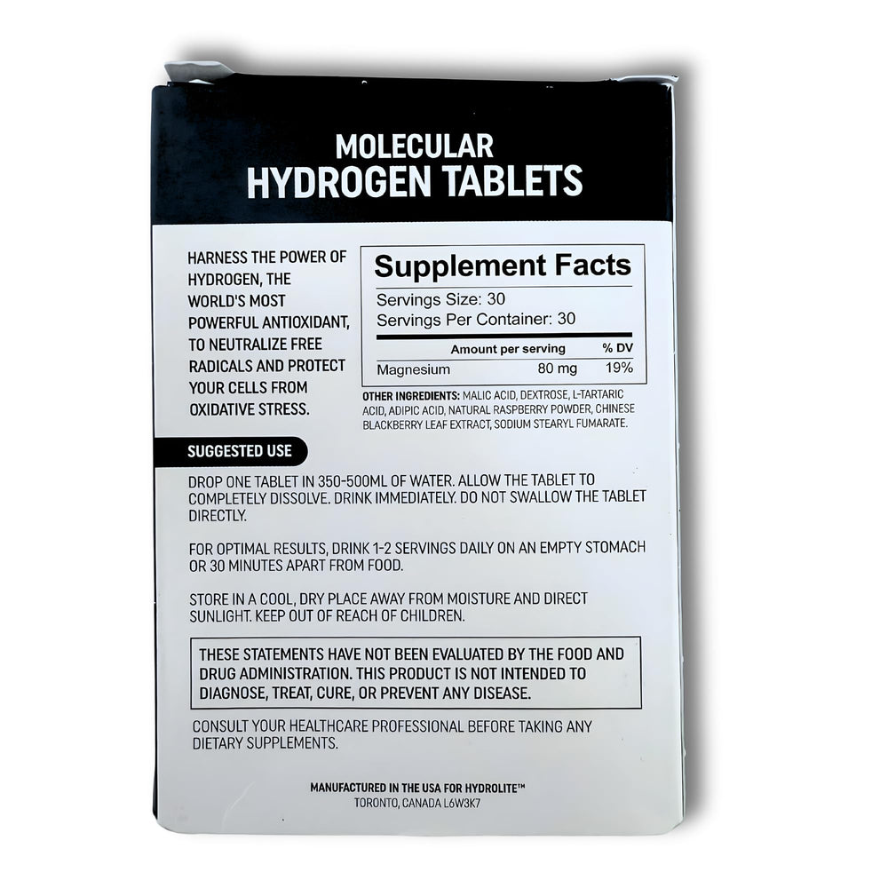 Hydrolite glass of hydrogen water after a workout for quick hydration