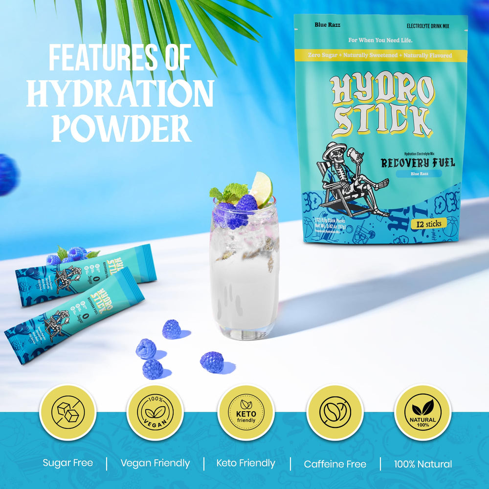 HydroStick liposomal glutathione bottle highlights liver-support oriented recovery.