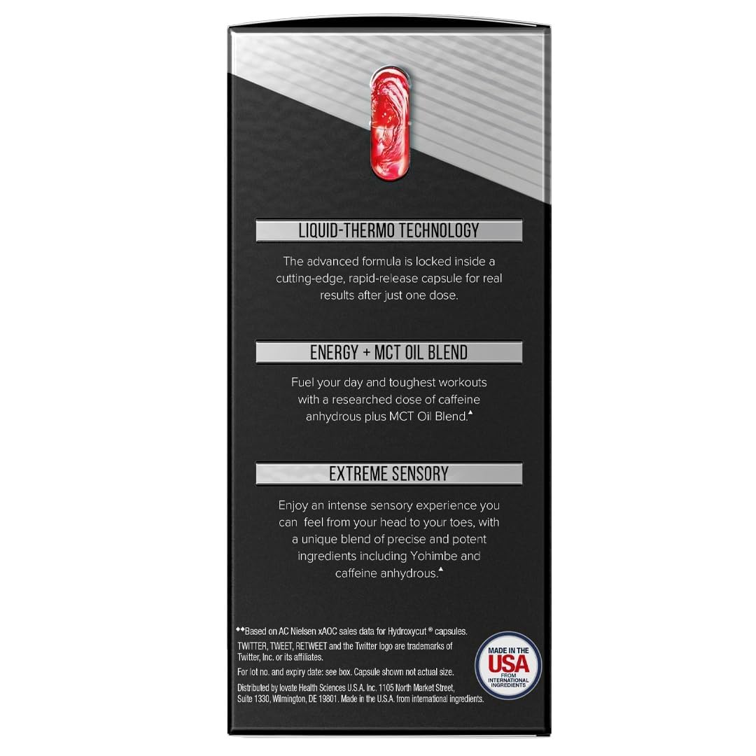 Hydroxycut Advanced energy boost graphic suggesting focus and alertness benefits.