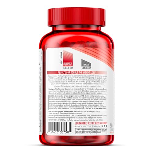 Hydroxycut Gummies on-the-go pack, easy to carry anywhere.