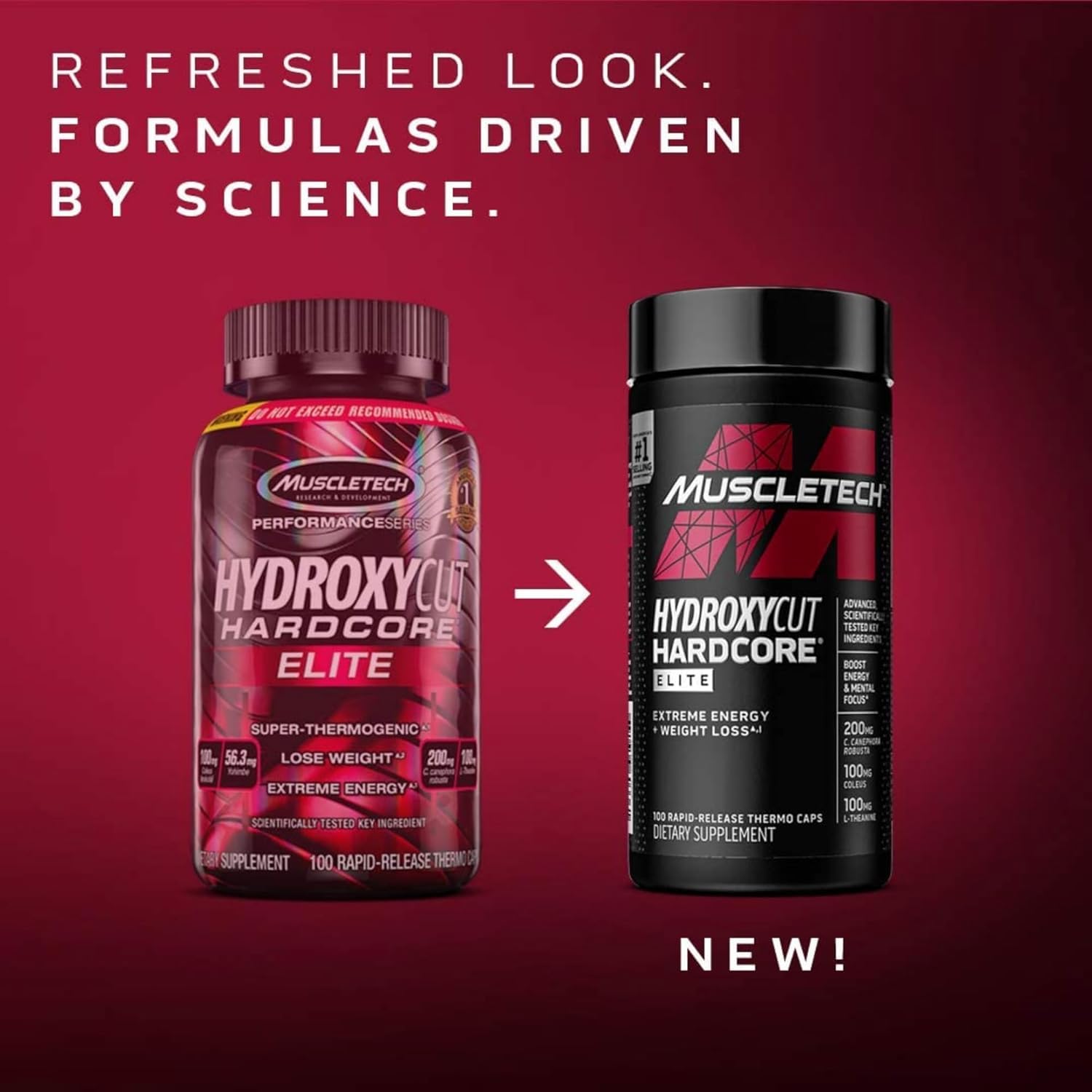 Two-pack of Hydroxycut Hardcore Elite boxes for extended use