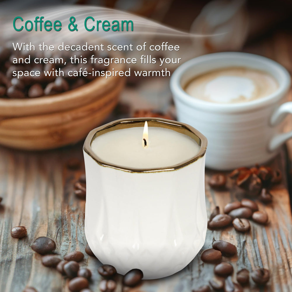 Hyggelight Astrid white ceramic pot as an elegant container