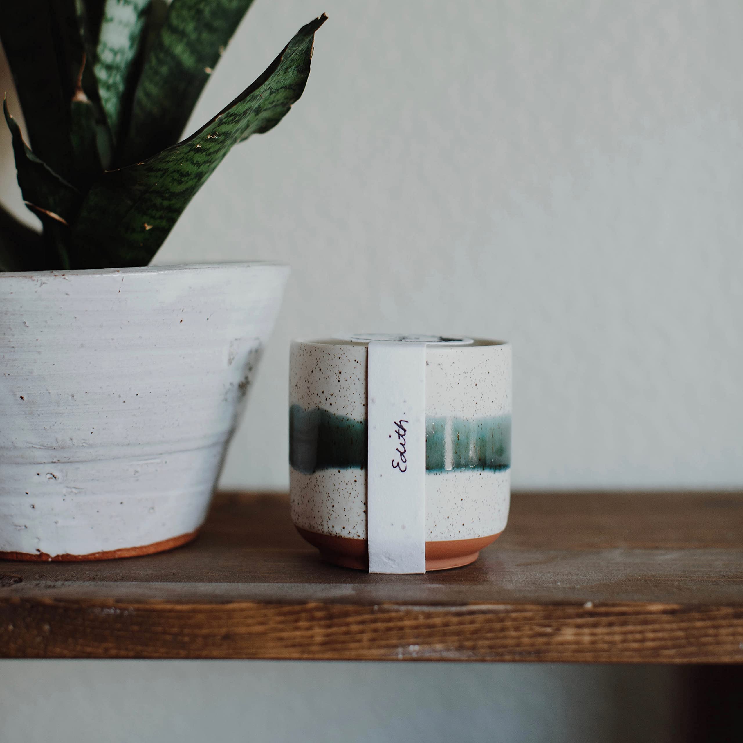 Hyggelight Edith reusable pot for herbs or flowers.