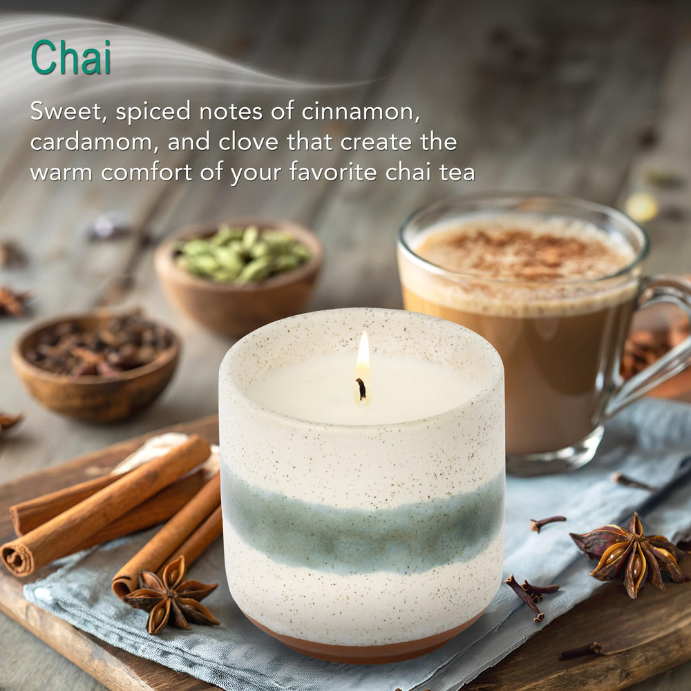 Hyggelight Edith soy wax and cotton wick for a clean burn.